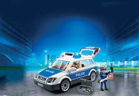 Soldes Playmobil Voiture de policiers avec gyrophare et sirène (6873) 2024  au meilleur prix sur
