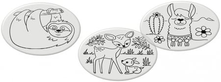 Xoomy - Cute animals - Plastique créatif - Supports de dessin et