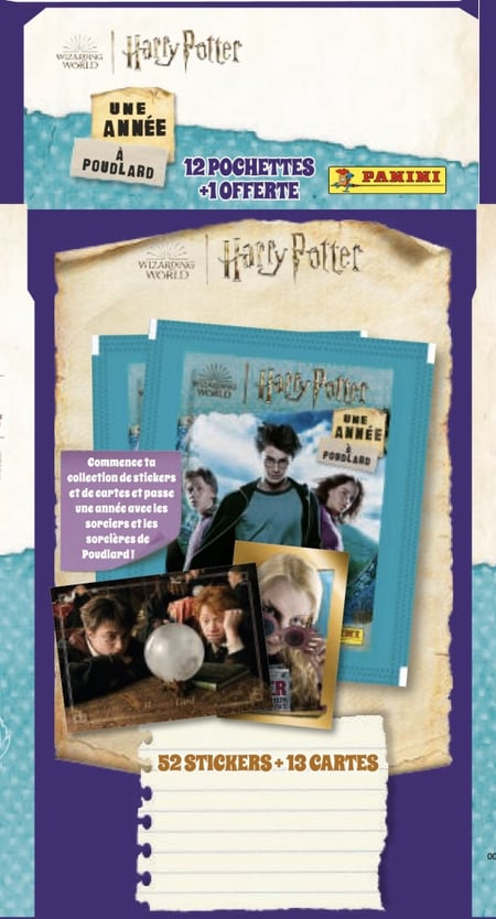 Harry Potter - Une Année à Poudlard - Lot Blister de 7 pochettes + Album