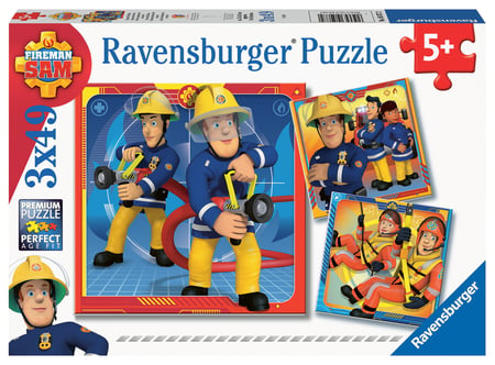 Sam le Pompier-Puzzle cadre 15 pièces sur King-jouet