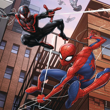 Spider-man Puzzles 3x49 Pieces - Spider-man En Action - Des 5 Ans