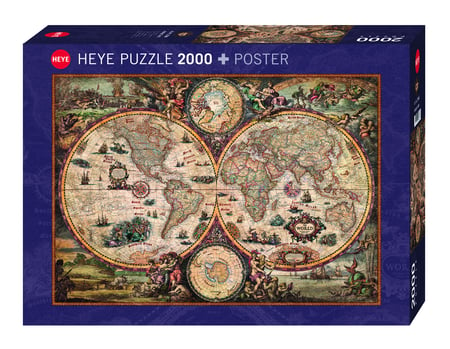 Puzzle 2000 pièces - Vintage World