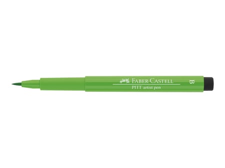 Feutre pointe brush B - Faber-Castell - vert feuille - Pitt Artist