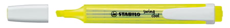 Surligneur pointe fine - STABILO - Jaune - Swing cool