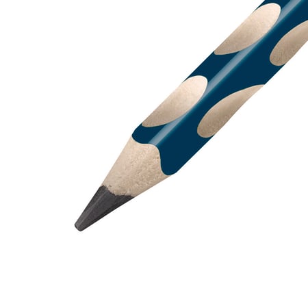 Crayon graphite STABILO EASYgraph corps bleu ardoise HB droitier
