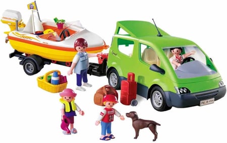 Playobil - 4144 - Voiture failiale avec reorque porte-bateaux Playobil - 4144 - Voiture failiale avec reorque porte-bateaux