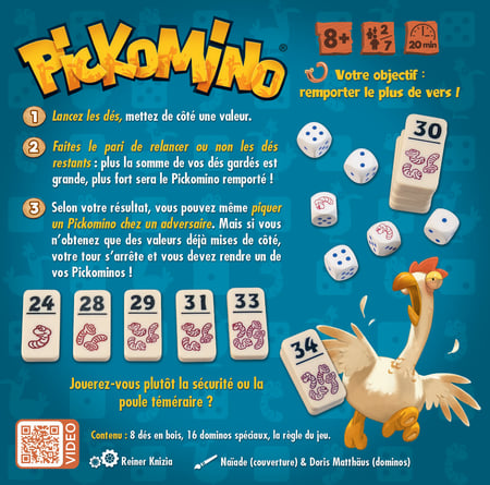 Les règles du jeu : Pickomino 