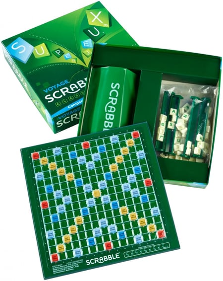 Scrabble de voyage Mattel Games : King Jouet, Jeux de voyage Mattel Games -  Jeux de société