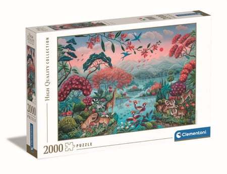 Puzzle 2000 pièces - High Quality Collection - The Peaceful Jungle