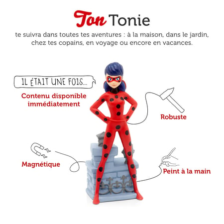 Figurine - Tonie - Miraculous - Ladybug - Boîte à histoire - Jeux d'éveil