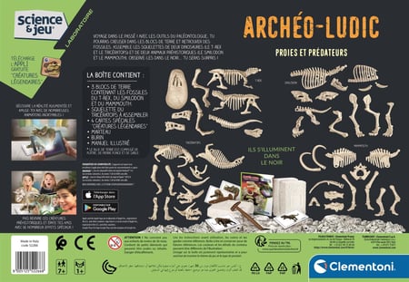 Archéo Ludic proies et prédateurs - Clementoni
