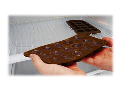 Moule en silicone chocolat de Noël : Choco Winter 15 sujets de Noël 11.5 x  24 cm - Silikomart