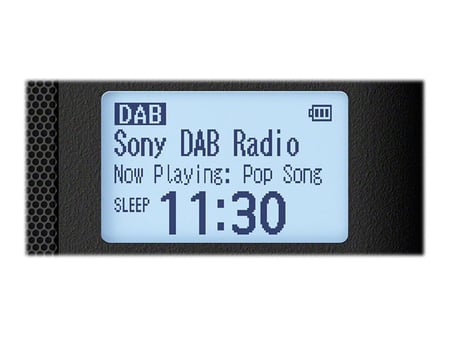 Radio portative DAB - Sony XDR-S41D - noir - Radio réveil - Petit audio