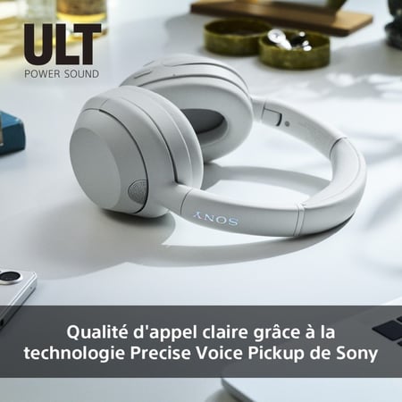 Casque Sony - ULT Wear - Bluetooth - Blanc - Casques Gamer