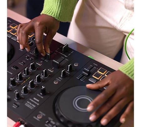 Set DJ - Table de mixage Audio - Options d'effets - Contrôleur DJ - Pour  débutants 