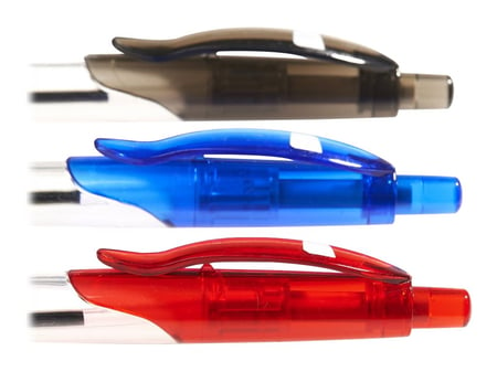 Cobee Lot de 6 stylos à bille rétractables de 1 mm - Pointe