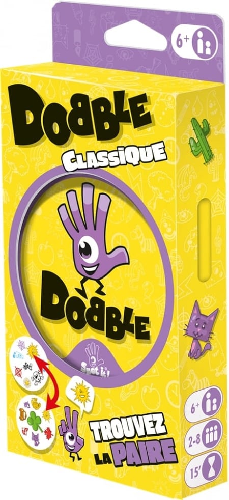 Dobble Classique Asmodée : King Jouet, Jeux d'ambiance Asmodée - Jeux de  société