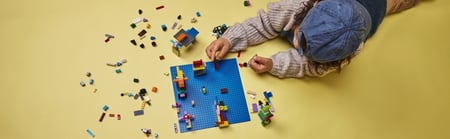 11025 - LEGO® Classic - La plaque de construction bleue LEGO : King Jouet,  Lego, briques et blocs LEGO - Jeux de construction