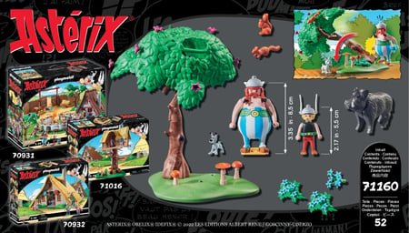 Playmobil® - Astérix : la chasse au sanglier - 71160 - Playmobil® Astérix -  Jeux d'imagination