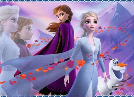 Puzzle avec Anna de La reine des neiges Disney