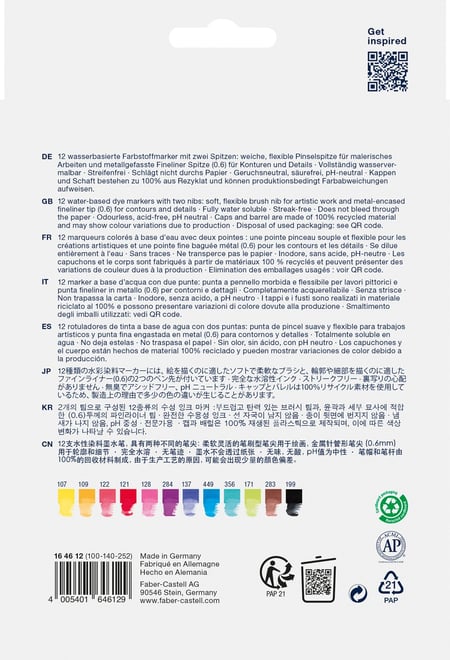 Faber-Castell Creative Studio Goldfaber - Marqueur De Croquis - Sable - Pour Art, Artisanat, Dessin, Croquis, Maison, école, Université, Coloriage