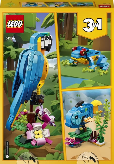 Le perroquet exotique - LEGO® Creator Expert - 31136 - Jeux de construction
