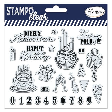 Stampo clear - Anniversaire