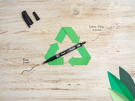 Twin Marker - En plastique recyclé - Marqueur permanent - Pointe fine /  Extra Fine - Pilot