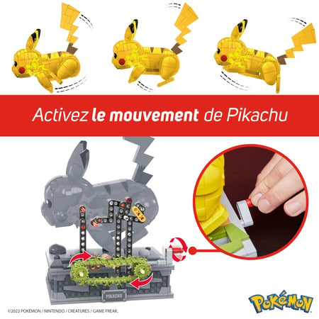 Pikachu Collector Mega Construx Pokemon Jeux de construction Cultura