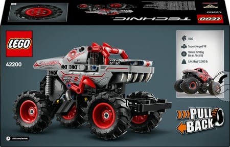 LEGO® 42200 - Monster Jam™ ThunderROARus™ à rétrofriction - LEGO