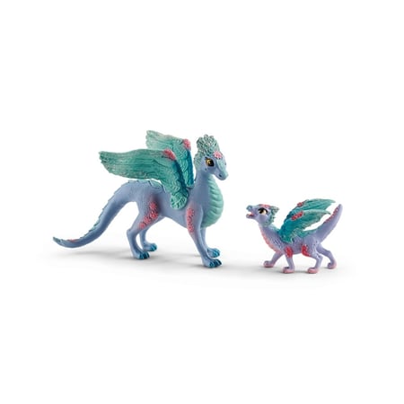 Figurine Dragon aux fleurs et son petit - Bayala