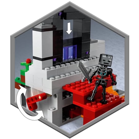 Le portail en ruine - LEGO® Minecraft - 21172 - Jeux de construction