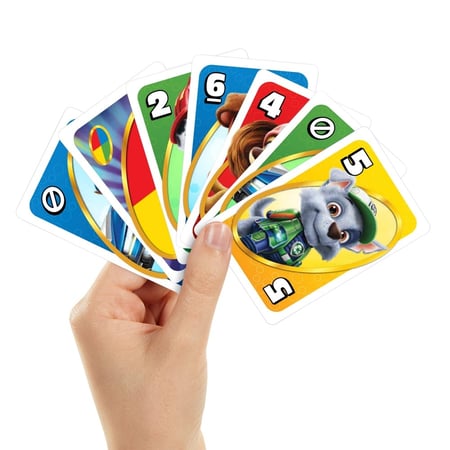Mattel Games - Uno Junior La Pat'Patrouille - Jeu de cartes enfant - Dès 3  ans - Jeux de société enfant