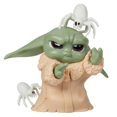 Mini figurine The Mandalorian - Grogu avec araignée - Objets à