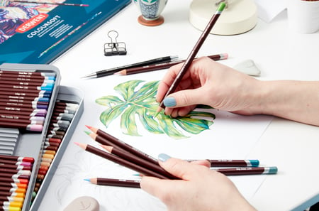Wewoo - Dessins de coloriage professionnel Art Sketch Dessin de couleurs  vibrantes Ensemble de crayons de couleur en bois 48 - Accessoires Bureau -  Rue du Commerce
