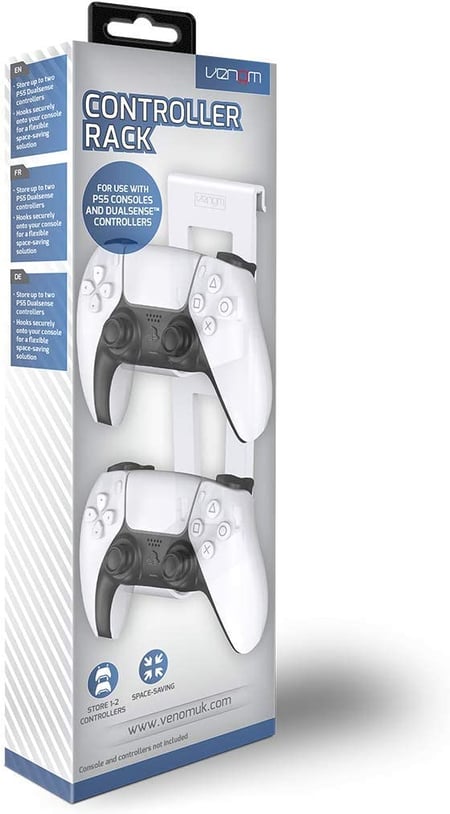 17€16 sur 2 en 1 Kit de Montage Mural PS5 avec Support de Manette Frusde  Dissimuler la Console, Compatible avec Playstation 5 - Noir+blanc -  Accessoire pour manette - Achat & prix