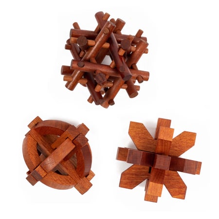 Set de 3 casse-têtes en bois - Professor Puzzle - Astronomie Antique - Casse -têtes