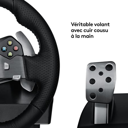 Volant Logitech G920 Driving Force + pédales (compatible Xbox One / PC) -  Volants Gaming - Boutique Gamer