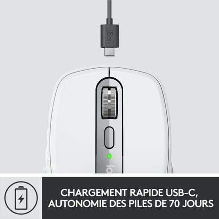 Logitech MX Anywhere 3, Souris Compacte et Puissante- Sans Fil