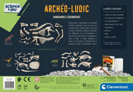 Archéo Ludic - Dinosaures légendaires - Jeux Sciences naturelles