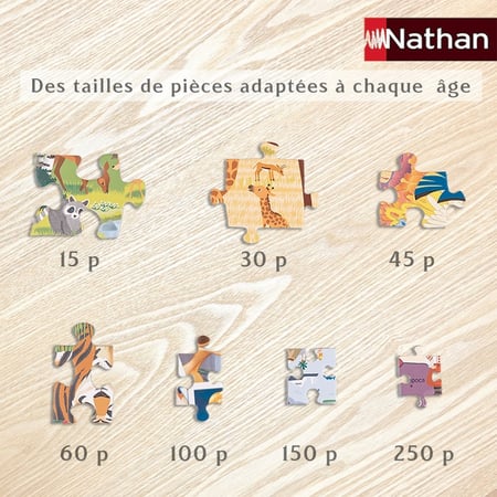 Nathan - Puzzle Enfant - 60 pièces - Tous au bai…