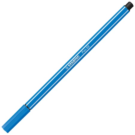Feutre de dessin pointe moyenne - STABILO - Bleu électrique - Pen 68