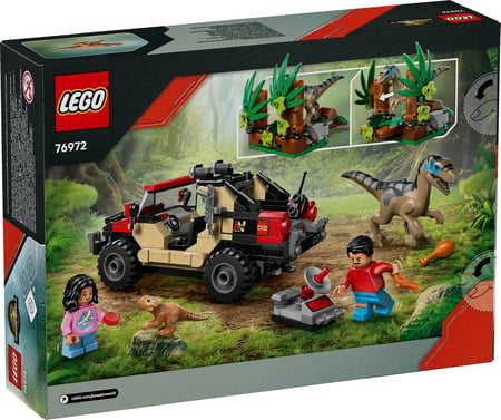 LEGO® 76972 - Le vélociraptor et l’évasion en 4x4 - Jurassic World