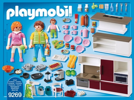 Playmobil® - Cuisine aménagée - 9269 - Playmobil® City Life - Figurines et  mondes imaginaires - Jeux d'imagination
