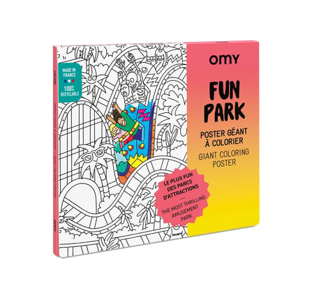 Poster géant à colorier - Fun Park
