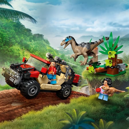 LEGO® 76972 - Le vélociraptor et l’évasion en 4x4 - Jurassic World