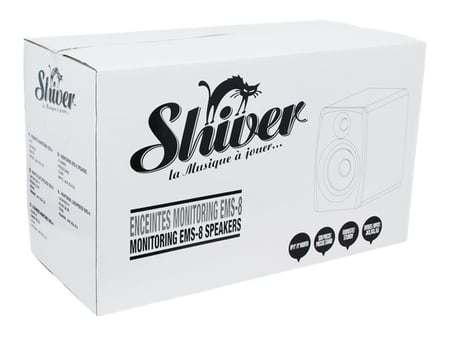 EMS8 - Paire d'enceintes monitoring 8" 150 W - Shiver