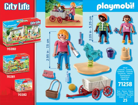 Playmobil® - Starter pack nourrice avec enfants - 71258