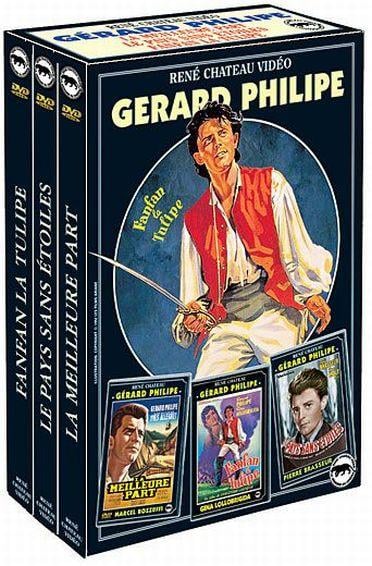 Coffret Gérard Philipe : Fanfan la tulipe - le pays sans étoile - la meilleure part