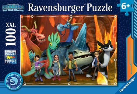 Ravensburger - Puzzle 100 pièces - XXL - Les chiens héroïques